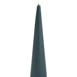 Uyuni Led-Ljus-Cone Led-Ljus Pine Green, 5,8x21,5 cm