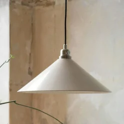 Cone Pendel 36 cm, Vit