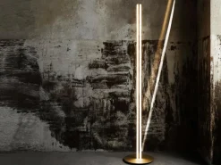 Flos Golvlampor-Coordinates F Golvlampa, Anodized Champagne