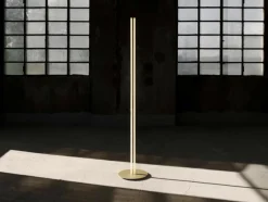 Flos Golvlampor-Coordinates F Golvlampa, Anodized Champagne