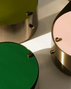 Coppia Bordslampa, Ivory / Oliv