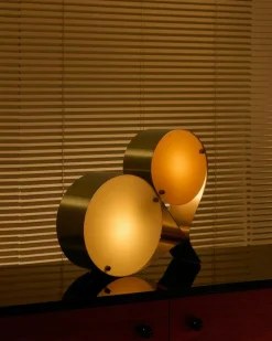 Coppia Bordslampa, Ivory / Oliv