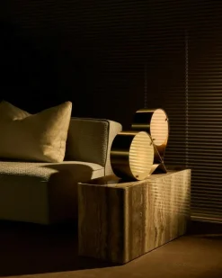 Coppia Bordslampa, Ivory / Oliv