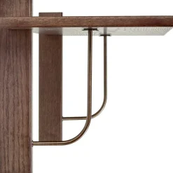 Corbel Vägghylla 100 cm, Mörkbetsad Ek