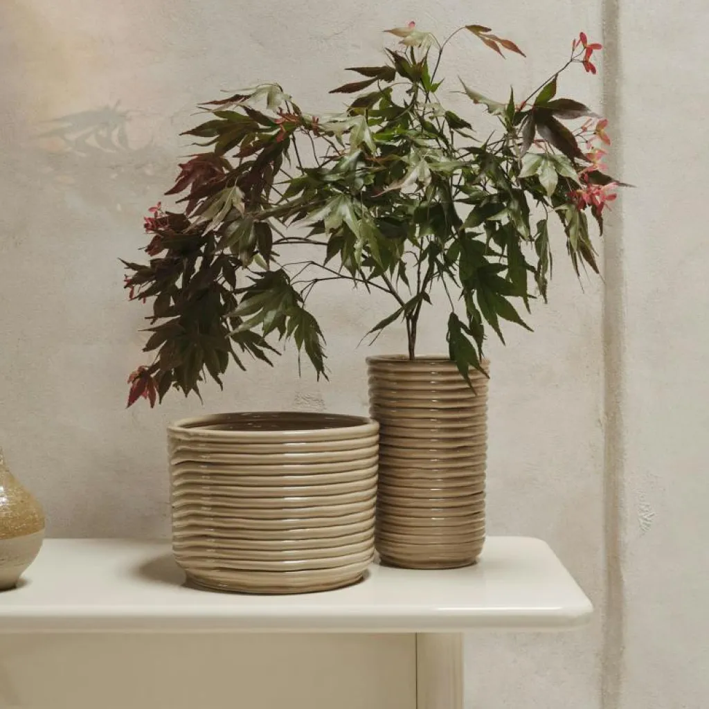 Ferm Living Vaser-Corduroy Vas H21 cm, Carob Brown