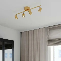 By Rydéns Plafonder-Correct Taklampa 4 Låg, Guld