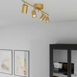 By Rydéns Plafonder-Correct Taklampa 4 Låg, Guld
