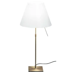 Costanza Bordslampa, Mässing/Vit