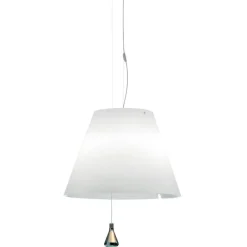 Luceplan Pendellampor-Costanza Pendel 40 cm, Krom/Vit