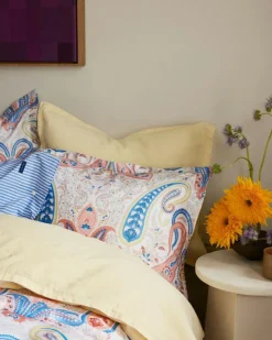 Gant Home Påslakan-Cotton Linen Påslakan 150x210 cm, Butter Yellow