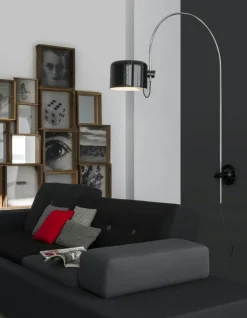 Coupé 1158 Vägglampa, Svart