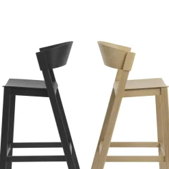 Cover Barstol Med Ryggstöd 75 cm, Ek