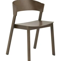 Muuto Stolar-Cover Matstol, Refine Läder Svart / Svart