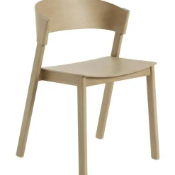 Muuto Stolar-Cover Matstol, Refine Läder Svart / Svart