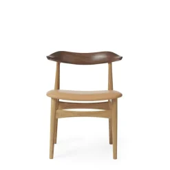 Warm Nordic Stolar-Cow Horn Stol, Natur / Oljad Valnöt / Ek