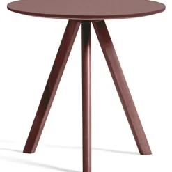 CPH 20 2.0 Sidobord Ø50x49 cm, Vattenbaserad Lackad Ek / Svart