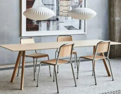 CPH 30 Bord 90x250x74 cm, Vattenbaserad Lackad Ek/Vit Laminat