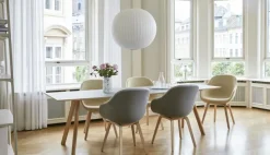 CPH 30 Bord 90x250x74 cm, Vattenbaserad Lackad Ek/Vit Laminat