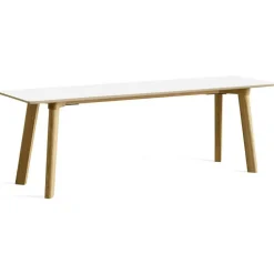 HAY Bänkar-CPH Deux 215 2.0 Bänk 140 cm, Svart / Vattenbaserad Lackad Ek