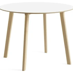 CPH Deux 220 2.0 Bord Ø100 cm, Stone Grey / Vattenbaserad Lackad Ek