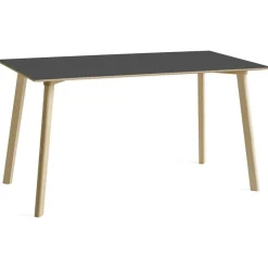 HAY Matbord Och Barbord-CPH Deux 210 2.0 Bord 75x140 cm, Stone Grey / Vattenbaserad Lackad Ek