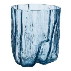 Crackle Vas Cirkulärt Glas, 27 cm