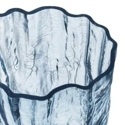 Crackle Vas Cirkulärt Glas, 27 cm