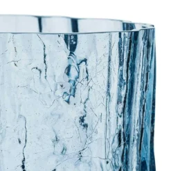 Crackle Vas Cirkulärt Glas, 27 cm