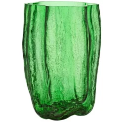 Crackle Vas Grön, 37 cm