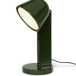 Flos Skrivbordslampor|Bordslampor-Céramique Down Bordslampa, Rust Red