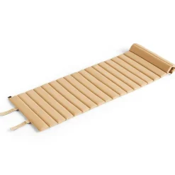 HAY Dynor För Utemöbler-Crate Quiltad Sittdyna Till Loungefåtölj, Beige