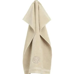 Crest Handduk 30x50 cm, Vit