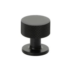 Beslag Design Knoppar & Dörrhandtag-Crest Knopp 26, Mattsvart