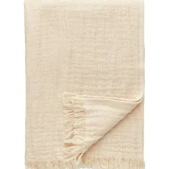 Decotique Plädar & Filtar-Crinkle Filt 130x170 cm, Ljusbrun