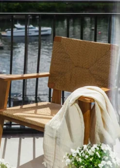 Decotique Plädar & Filtar-Crinkle Filt 130x170 cm, Ljusbrun