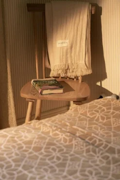 Decotique Plädar & Filtar-Crinkle Filt 130x170 cm, Ljusbrun