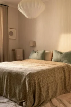 Decotique Plädar & Filtar-Crinkle Filt 130x170 cm, Ljusbrun