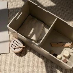 Barn Nofred Leksaksförvaring-Cube Long Förvaring 36x72 cm, Björk