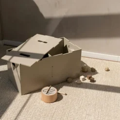 Barn Nofred Leksaksförvaring-Cube Long Förvaring 36x72 cm, Björk