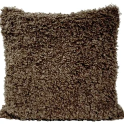 Ceannis Prydnadskuddar & Fodral-Curly Lamb Fake Fur Kuddfodral 50x50 cm,