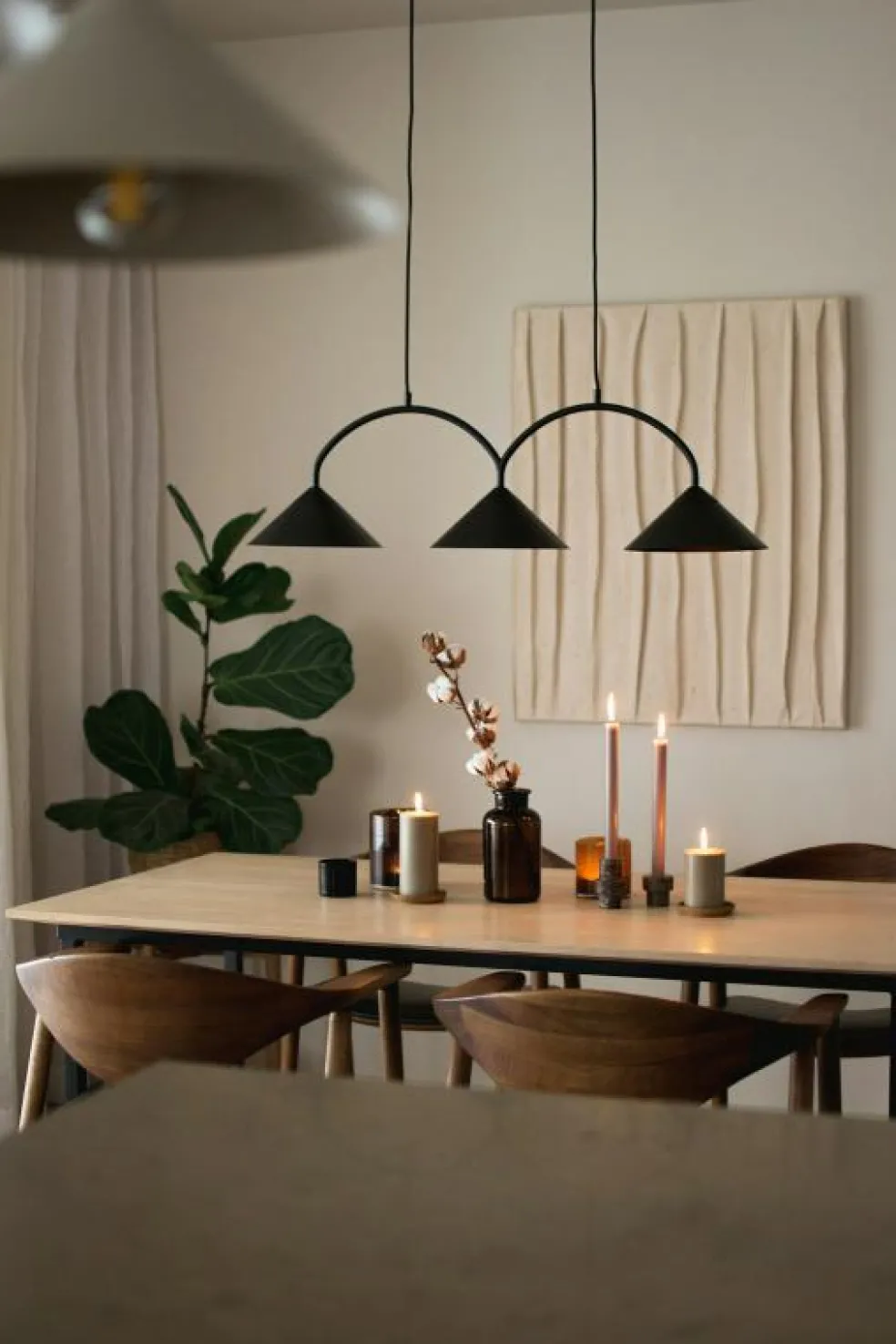 Curve 3 Pendel, Svart