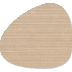 LIND DNA Bordstabletter & Glasunderlägg-Curve Corduroy Glasunderlägg, Olivgrön