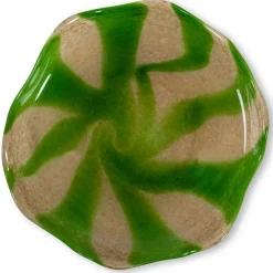 ByON Övriga Tallrikar & Fat-Curve Fat, Grön / Beige