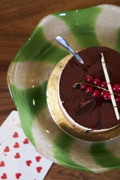 ByON Övriga Tallrikar & Fat-Curve Fat, Grön / Beige