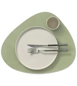 Curve L Vändbar Bordstablett 37x44 cm, Flint Grey/Linen