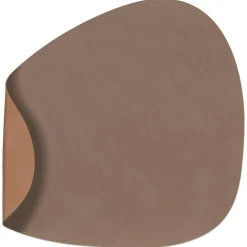 Curve L Vändbar Bordstablett 37x44 cm, Flint Grey/Linen