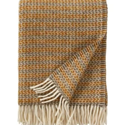 Curve Pläd 130x200 cm, Caramel