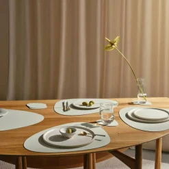 Curve S Bordstablett Double, 24x28 cm, Nupo Linen/Flint Grey