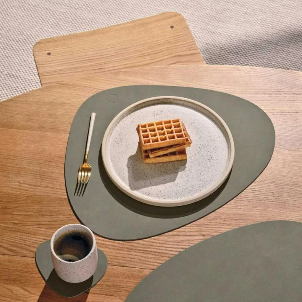 Curve S Bordstablett Double, 24x28 cm, Nupo Linen/Flint Grey