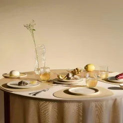 LIND DNA Bordstabletter & Glasunderlägg-Curve S Bordstablett Nupo 24x28 cm, Lemon Sorbet